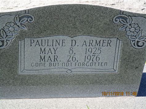 Dorothy Pauline Armer 1925 1976 Find A Grave Memorial