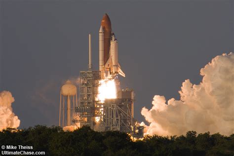 Space Shuttle Atlantis Launch Stock Photos - STS-117 NASA - Noctilucent ...