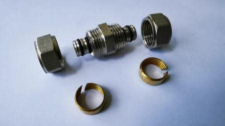 Fitting Brass Pex Al Pex Fittings Straight Nipple Double China Pipe