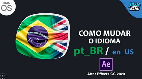 Como mudar idioma do PORTUGUÊS para o INGLÊS Adobe After Effects CC