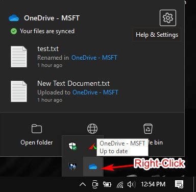 how to open onedrive settings