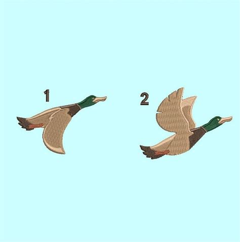 Mallard Duck Embroidery Designs Individual Embroidery Designs