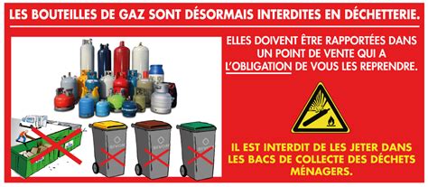 Les Bouteilles De Gaz Ne Sont Plus Accept Es En D Chetterie Sivom