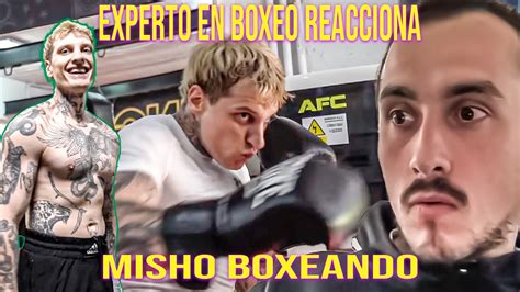 Experto En Boxeo Reacciona Al Entrenamiento De Misho Youtube