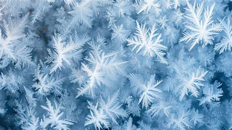 Abstract Blue Frost Background Closeup Stock Image - Image of sharp ...