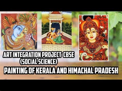 Art Integration Project Cbse Social Science Painting Of Kerala And