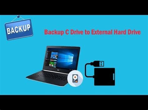 How To Back Up C Drive To External Hard Drive In Windows Youtube