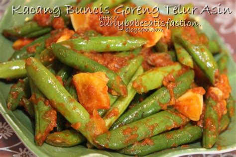 Curlybabes Satisfaction Kacang Buncis Goreng Telur Asin