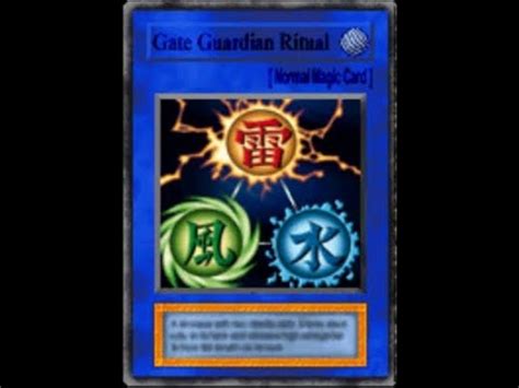 Yu Gi Oh Forbidden Memories PSX 667 Gate Guardian Ritual YouTube