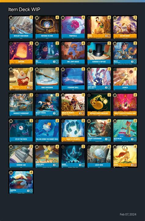 Item Deck Wip Lorcana Deck Lorcanagg