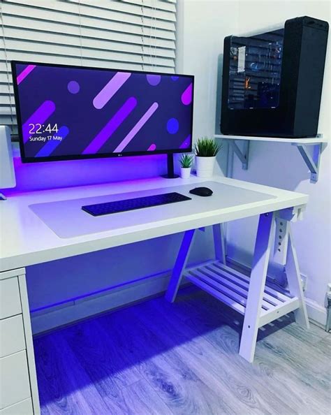 Super Clean Setup Ultrawide Monitor ⚔️ This Setup Is So Minimal This