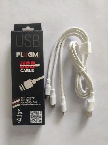 3 In 1 USB Data Charging Cables At Rs 58 Piece USB Cable In New Delhi