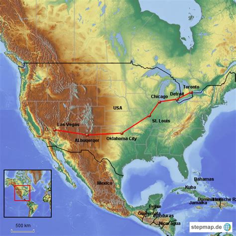 Stepmap Las Vegas Landkarte F R Deutschland