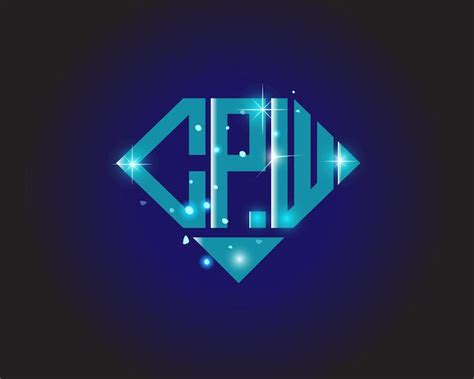 Premium Vector | Cpw initial modern logo design vector icon template