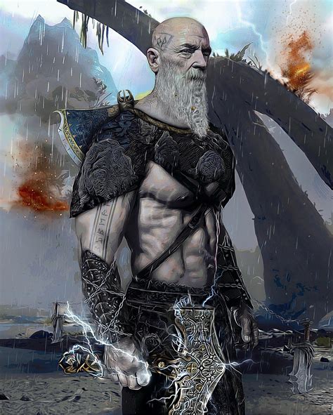 Kratos Older Fan Art Rgodofwar