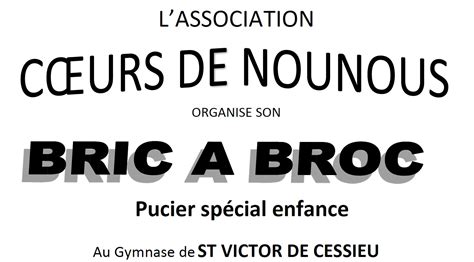 BRIC A BROC spécial enfants Mairie de Saint Victor de Cessieu