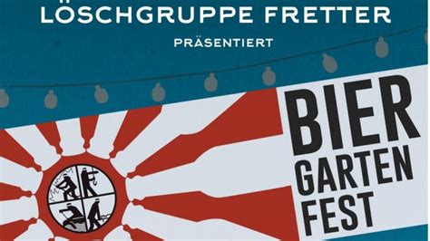 Löschgruppe Fretter feiert Biergartenfest