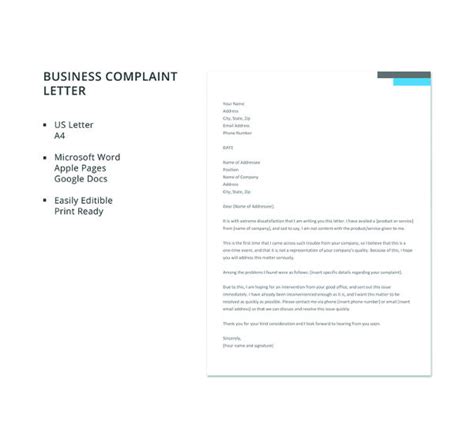 50+ Business Letter Templates -PDF, DOC