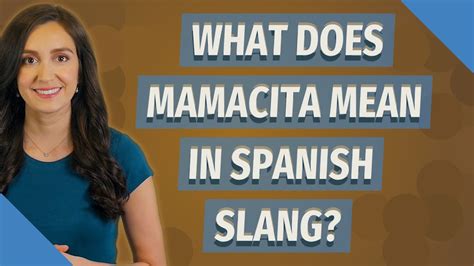 What Does Mami Mean In Spanish Slang