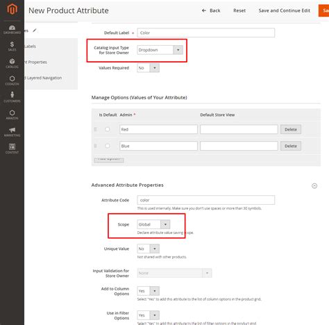 Magento Magento Cannot Use All Option Attributes When Creating