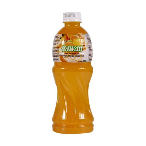 Hawaii Orange Fruit Juice Ml Zala Bt