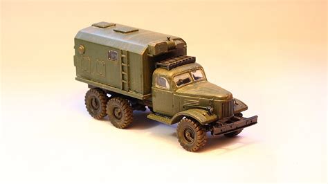 ICM Zil 157 Soviet Command Truck 72551 Plastic Model Kit YouTube