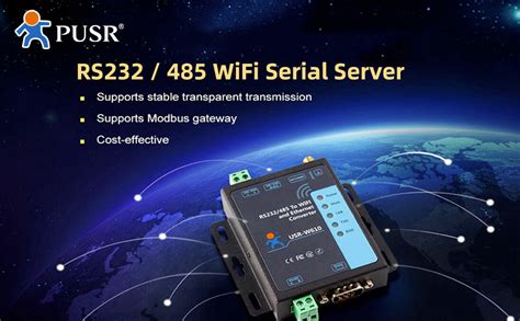 Pusr Rs Rs Wifi Serial Server Converter Serial To Wifi Wifi To