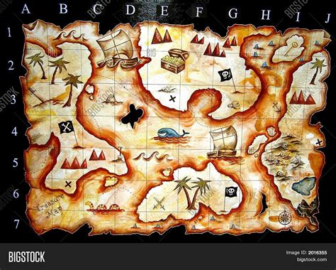 Treasure Map Image & Photo | Bigstock