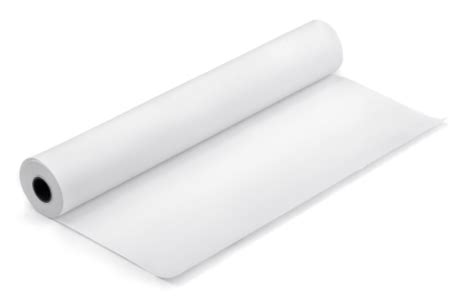 Large Roll Of Blank White Paper On A White Background Stock Photo - Download Image Now - iStock