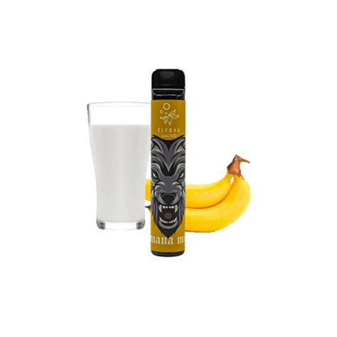 купити Elf Bar Lux 1500 Puffs Disposable Pod 850 mAh 5 Banana Milk