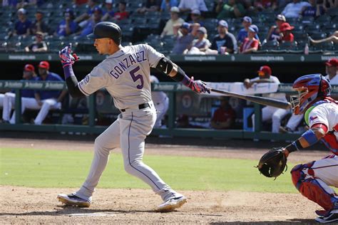 Rockies Defeat Rangers 12 9 In Back And Forth Game Purple Row