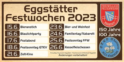 Eggstätter Festwoche 2023 Freiwillige Feuerwehr Eggstätt e V