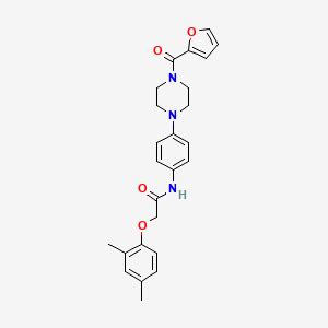 2 2 4 Dimethylphenoxy N 4 4 2 Furoyl 1 Piperazinyl Phenyl