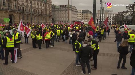 VIDEO Verdi Streik In Hamburg Zeitgleich Mit Fridays For Future Demo