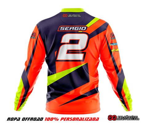 Camiseta Enduro Motocross ADHESIVOSEMBARRADOS