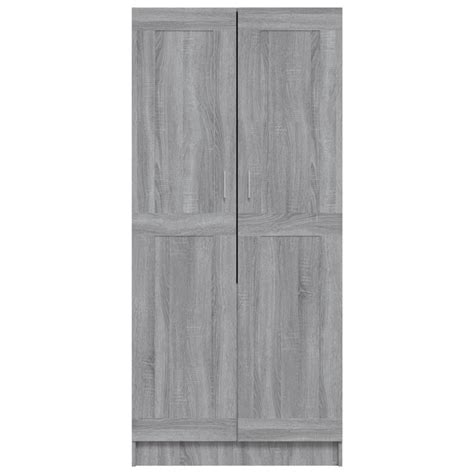 Omabeta Armoires Garde Robe Sonoma Gris 82 5x51 5x180 Cm Bois D