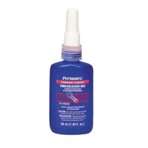 Permatex Permanent Strength Threadlocker Red Ml Bottle