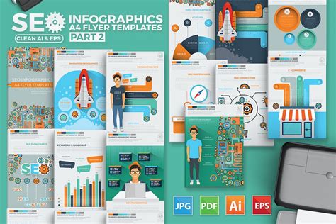 SEO Infographic Design 2, Graphic Templates - Envato Elements