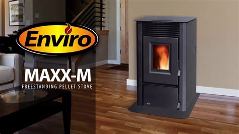 Maxx M Enviro Pellet Freestanding Stove Youtube