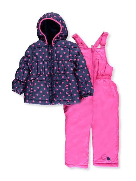 Pink Platinum Little Girls' 2-Piece Snowsuit (Sizes 4 - 6X)