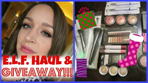 Huge Elf Haul New Drugstore Makeup Youtube