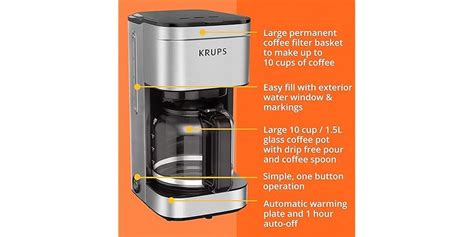 Krups 10 Cup Drip Coffee Maker