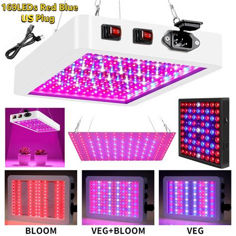 Rosnek Led Grow Light W Plant Grow Lamp Leds