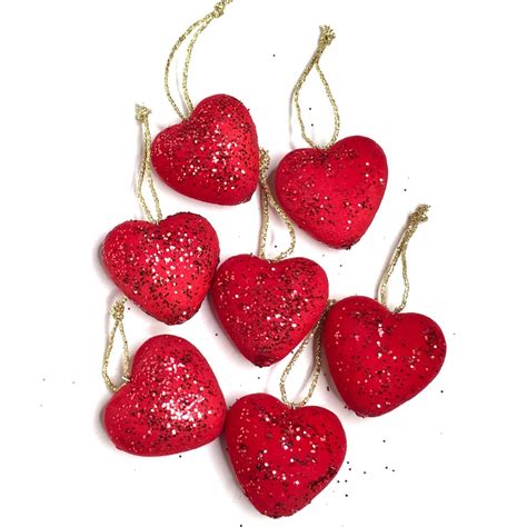 Lelinta Pcs Pieces Valentine S Day Heart Baubles Ornaments