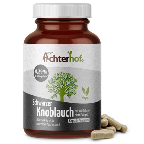 Achterhof Schwarzer Knoblauch Wei Dorn Kapseln St Shop Apotheke At