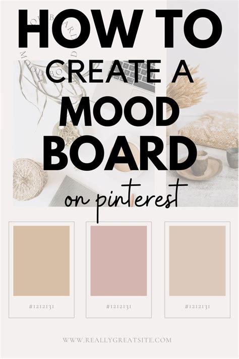 How To Create A Mood Board On Pinterest Branding Mood Board