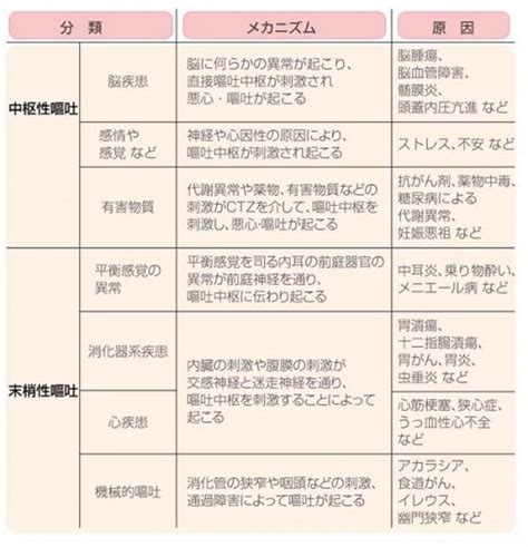 悪心・嘔吐のアセスメント ナース専科