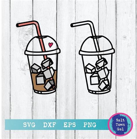 Iced Coffee Svg Iced Coffee To Go Svg Iced Coffee Png Iced Coffee Stickers Svg Iced Coffee Clip