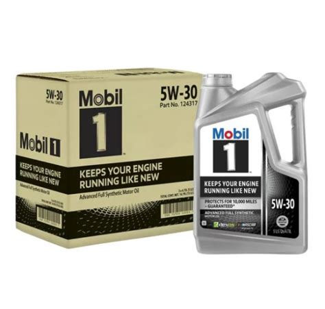 Mobil 1 Advanced Full Synthetic Motor Oil 5W 30 5 Qt