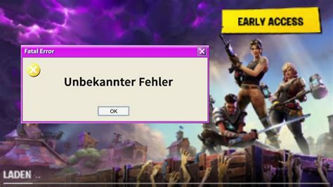 Fortnite Battle Royale Geht Nicht Fehler Und L Sungen